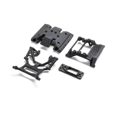 Axial Servo Mount with Skid and Cross Members, SCX10 III Coyote