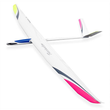 Top Model Fascination V 3.6m F5J Electric Glider, Pink/Yellow/White