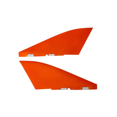 Flex Innovations Vertical Fin without Rudders, Orange, Pirana, Clearance