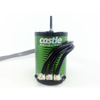 Castle Creations 1410-3800kv Sensored Brushless 4-Pole Motor with 5mm Shaft, 060-0066-00