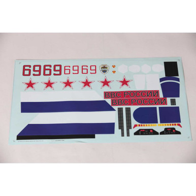 E-Flite Decals, Su-30 70mm EDF