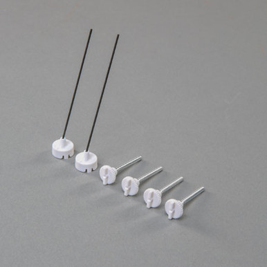 E-Flite Wing Thumb Screws with Antennas, Carbon-Z Cub SS 2m