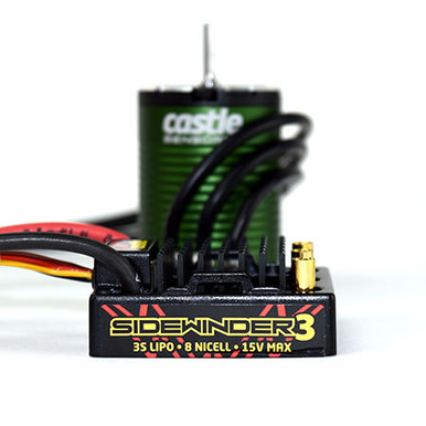 Castle Creations SV3 Brushless ESC, 1406-6900kv Sensored Motor Combo