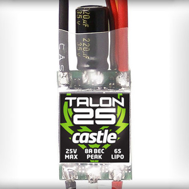 Castle Creations Talon 25A Brushless ESC, 010-0128-00
