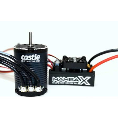 Castle Creations Mamba X Brushless ESC with 1406-2200kv Motor Crawler Combo, Clearance