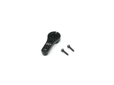 Carisma Aluminium Servo Horn, 25T, Black