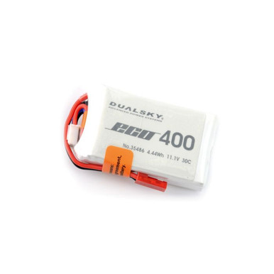 Dualsky 400mah 2S 7.4v 30C ECO LiPo Battery with JST Connector