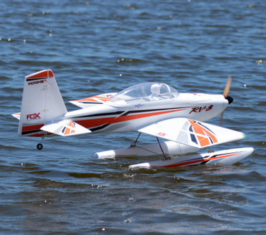 Flex Innovations Float Set w/Struts and LED, Orange/Black, RV-8 10E