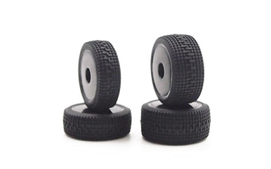 Carisma GT24 Meeni Pins Rally Tyres Set, Mounted