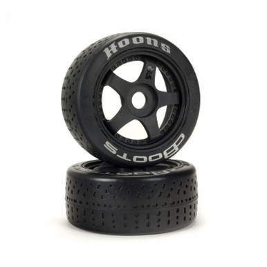 Arrma Dboots Hoons 42/100 2.9 Silver Belted 5-Spoke Wheels and Tyres, Hard Compound, AR550070