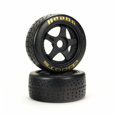 Arrma Dboots Hoons 42/100 2.9 Gold Belted 5-Spoke Wheels and Tyres, AR550071