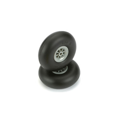 Dubro 2-1/2in Smooth Surf Wheels, 2pcs, Part 250R