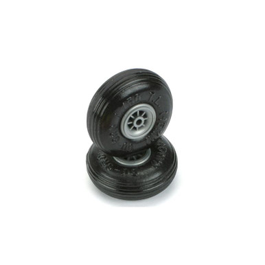 Dubro 1-3/4in Treaded Light Wheels, 2pcs, Part 175TL