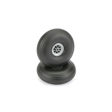 Dubro 3-1/2in Treaded Surf Wheels, 2pcs, Part 350T