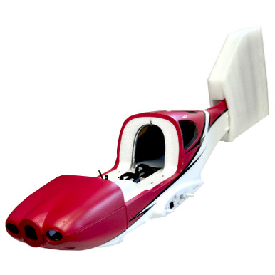 E-Flite Fuselage with Cowling, SR22T Red