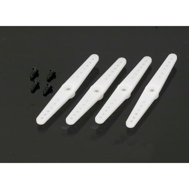 E-Flite 3D Servo Arm Set with Screws , 4pcs Suit S75, Hs-55