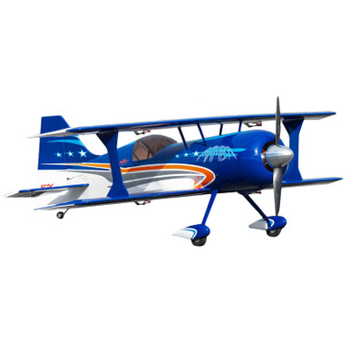 Flex Innovations Mamba 70cc RC Bi-Plane, ARF, Blue, FPM1400