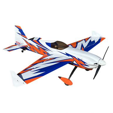 Flex Innovations Ventique G2 Pro 60E Super PNP with Dualsky Motor, Orange/Blue