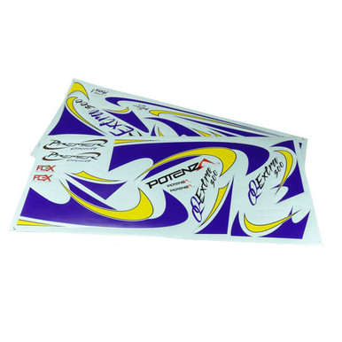 Flex Innovations Blue Decal Set, Extra 300 G2, Clearance