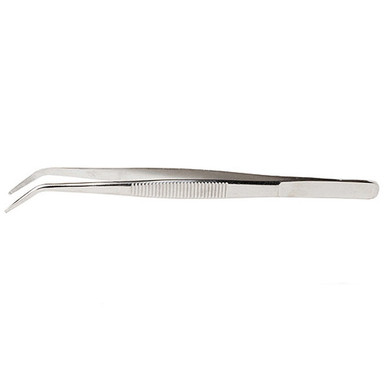 Excel SS Tweezer,4-1/2inch Curved