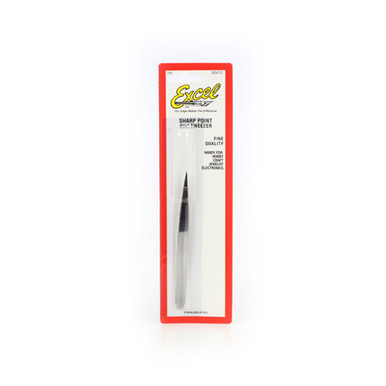 Excel SS Tweezer,4-3/4 inch Sharp