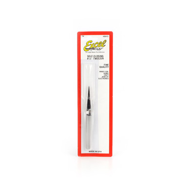 Excel SS Tweezer,4-1/2" Self Close