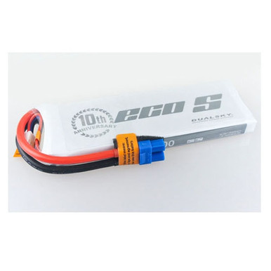 Dualsky 3200mah 2S 7.4v 25C ECO LiPo Battery with XT60 Connector