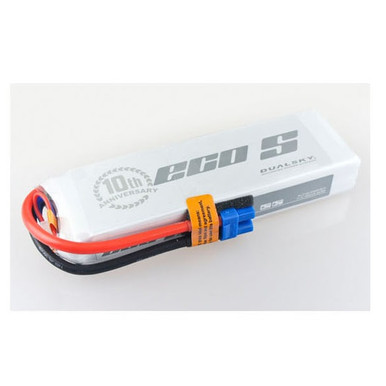 Dualsky 4000mah 2S 7.4v 25C ECO LiPo Battery with XT60 Connector