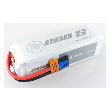 Dualsky 4000mah 6S 22.2v 25C ECO LiPo Battery with XT60 Connector