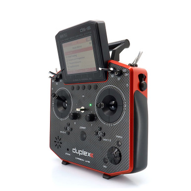 Jeti Model DS16 II Carbon Line Red Transmitter with REX10 Receiver