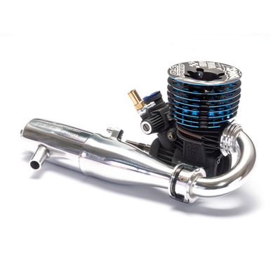 OS Engines Speed B21 Adam Drake 3 .21 Buggy Engine with T-2090 Pipe