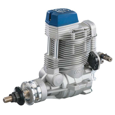 OS Engines FSA155P Alpha Series Pumped Four Stroke Aircraft Engine, 1.55 Size with F6020 Silencer