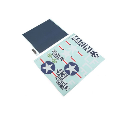 E-Flite Decal Sheet, F4U-4 1.2M