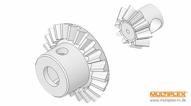 Multiplex Main Gear Wheel Set Funcopter