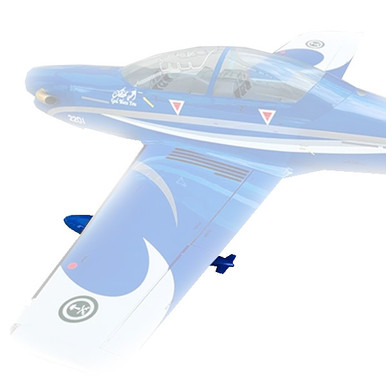 Sebart PC21 2.1m Wing Tanks, Blue