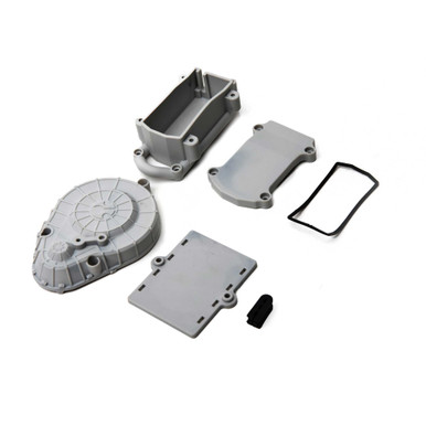 Axial Cage Radio Box, Spur Cover, Gray, RBX10, Clearance