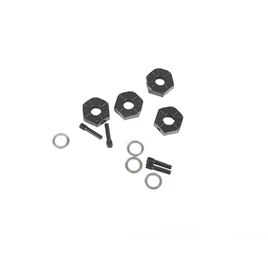 Axial 12mm Hex, Screw Shaft & Spacer, 4pcs, UTB