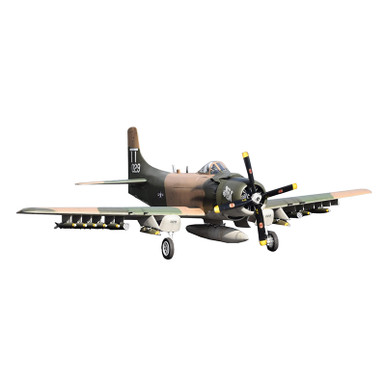 Seagull Models Skyraider AD-5/A-1E 35cc ARF, Camo Scheme