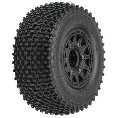 Proline Gladiator SC M3 Tyres Mounted on Raid Wheels, Slash 2WD/4x4, F/R, PR1169-12