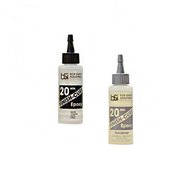 Bob Smith Industries Finish-Cure 20 minute Epoxy, 4.5oz, Clearance