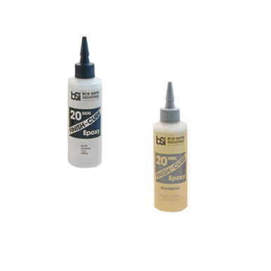 Bob Smith Industries Finish-Cure 20 minute Epoxy, 9oz, Clearance