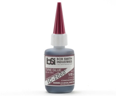 Bob Smith Industries IC-2000 Rubber Toughened CA Glue, 1/2oz