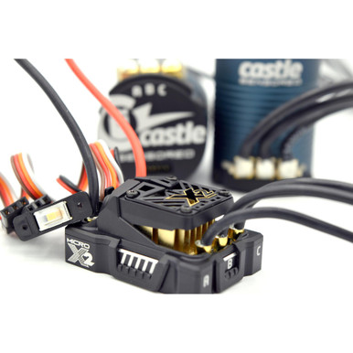Castle Creations Mamba Micro X2 2-4S Waterproof Sensored 4.0mm ESC with 1406-2850kv motor, 010-0171-03