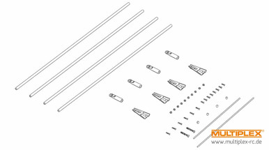 Multiplex Wing Struts, FunCub XL, Clearance