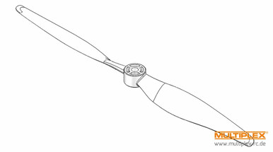 Multiplex 15x8 Propeller, FunCub XL, Clearance
