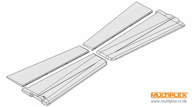 Multiplex Wing Set, ParkMaster Pro