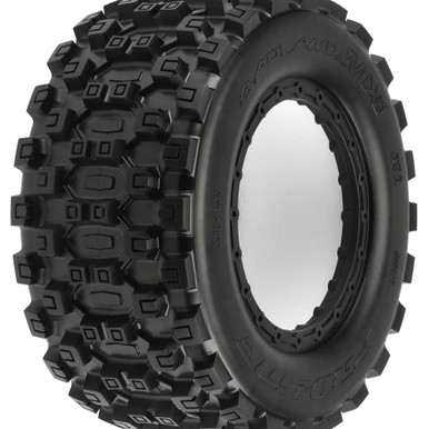 Proline Badlands MX43 Pro-Loc Tyres suit X-Maxx Wheels, PR10131-00