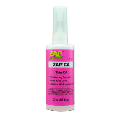 ZAP Thin CA Glue, 2oz, Part PT-07