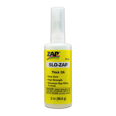 ZAP Slo-Zap Thick CA Glue, 2oz, Part PT-33
