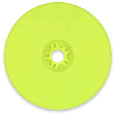 Proline 1/8 Truck Velocity VTR 4in Zero Offset Yellow Wheels, 4pcs